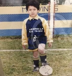 Marcos Rojo in his Childhood.