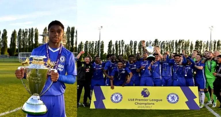 Tariq Lamptey Road to Fame Story- He helped his team win the U-18 Premier League.