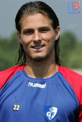 Young Olivier Giroud, in his early career years.