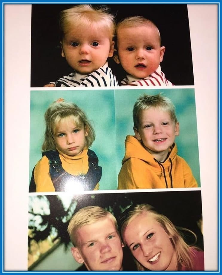 Naomi and Aron Klaassen are twins, born on the same day.