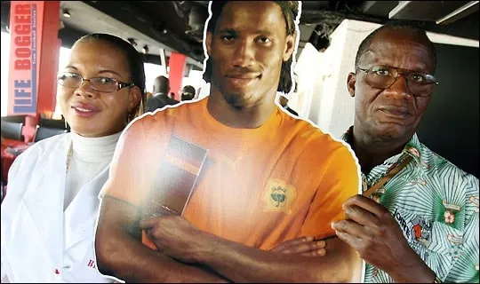 Didier Drogba's Parents.
