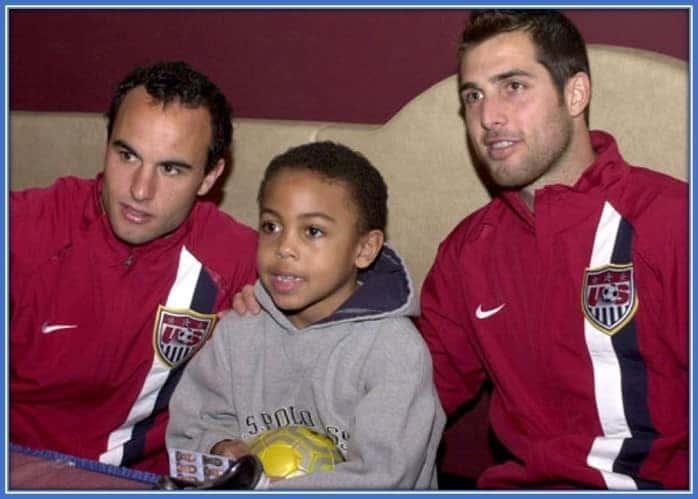 He had the privilege of meeting USMNT legends Landon Donovan and Carlos Bocanegra as a kid.