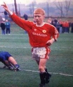 Paul Scholes Early Years in Career Football.