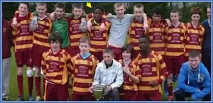 The beginning of his football journey