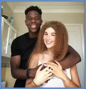 The winger's partner