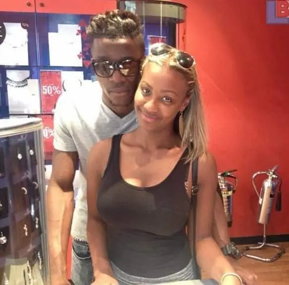 This is Lavena Valentino, Wilfried Zaha's girlfriend back in Ivory Coast.