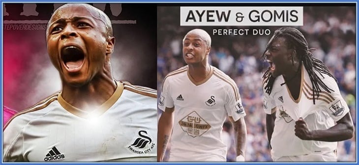 These two forwards make a name for themselves with Swansea.