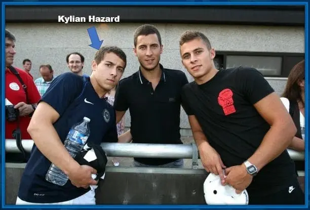 Meet the third son of the family, Kylian Hazard. He looks bigger than his elder brothers.