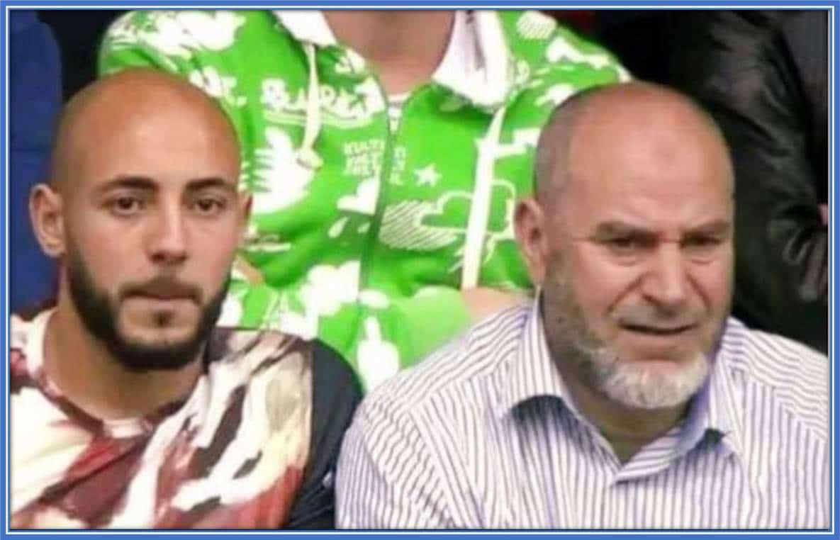 A photo of one of Sofyan Amrabat's Parents, his Dad (Mohammed).