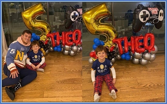 Otavio's son (Theo Edmilson da Silva Monteiro) celebrating his 5th birthday.
