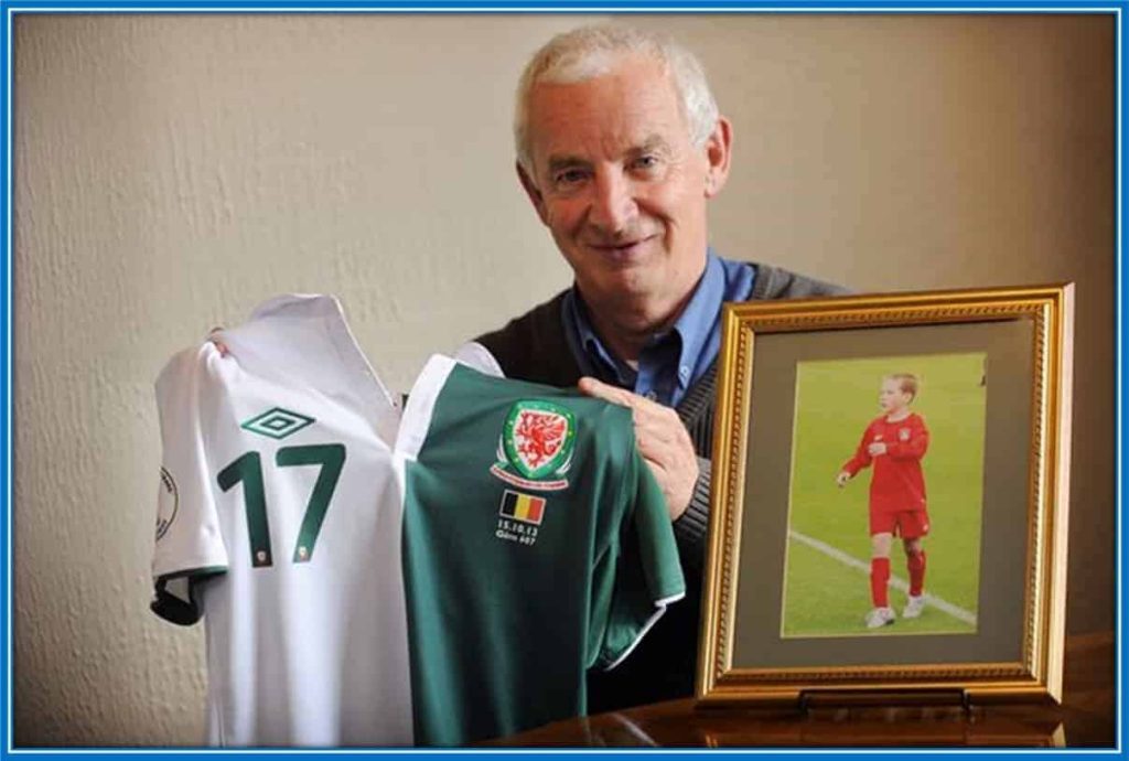 Peter Edwards saw a star in his Grandson when he was 18 months old. The Super Granddad placed a bet that Wilson would play for the Wales national team. Guess What!! ... HE WON!!