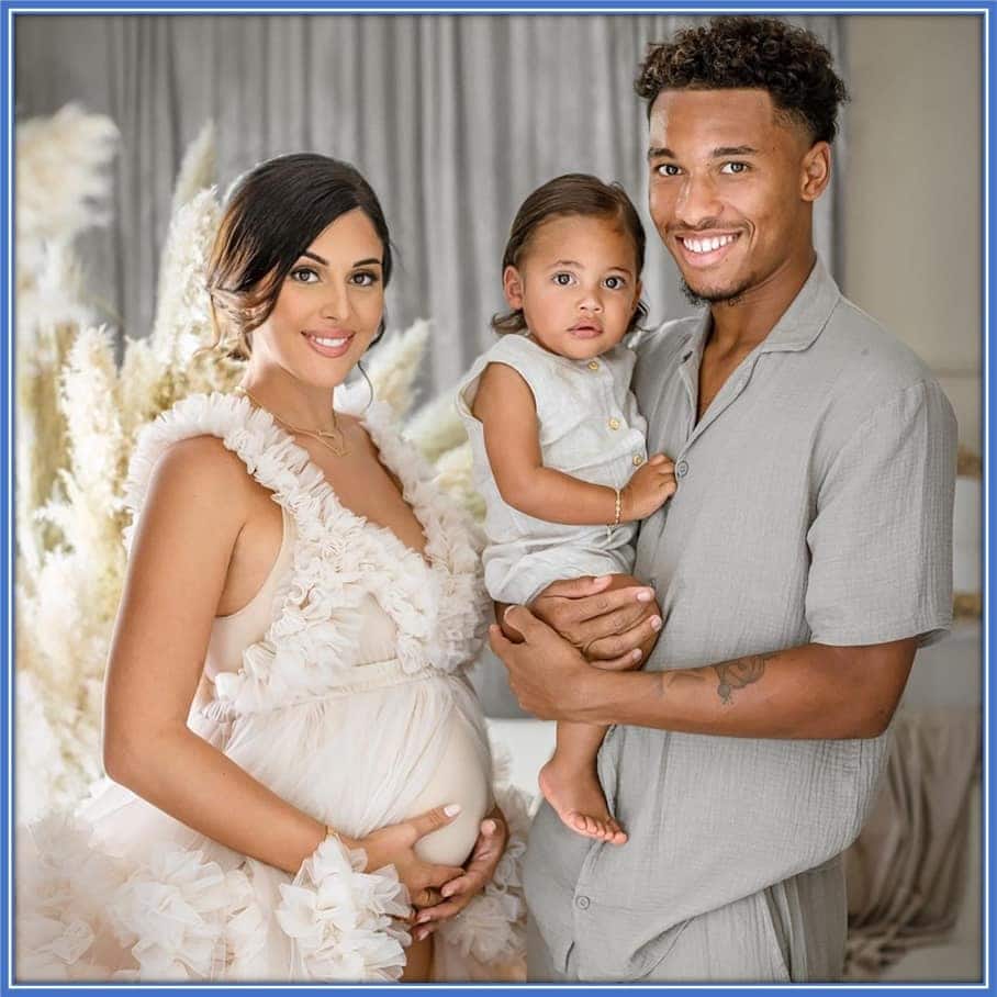 The birth of Leeroy Kamara saw Coralie Porrovecchio and Boubacar become parents for the first time.