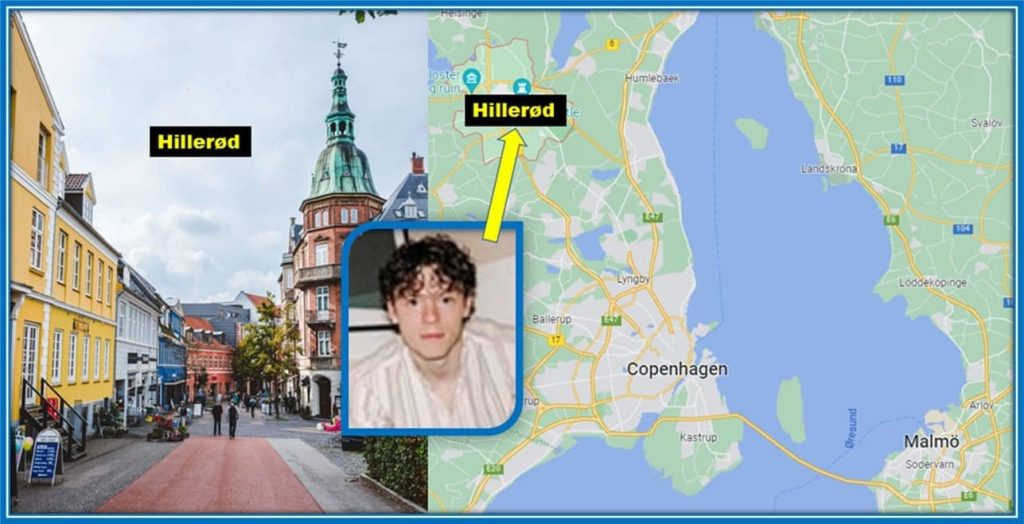 Hillerød is where Andreas Skov Olsen's family comes from.