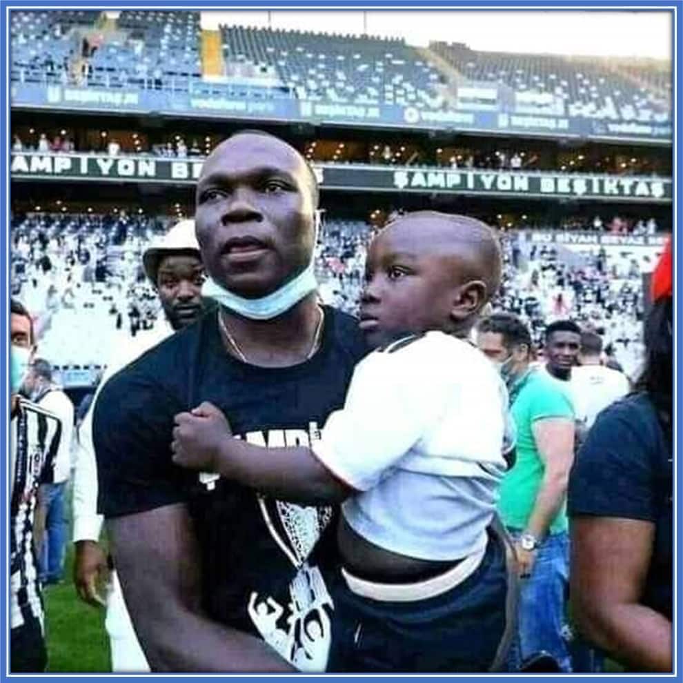 This is one of Vincent Aboubakar's Sons.