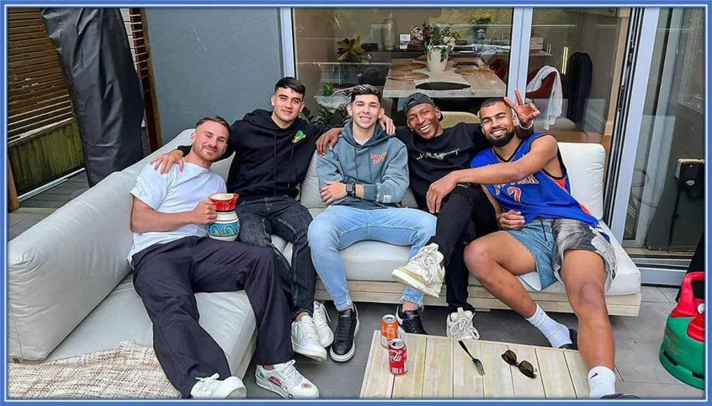 Enciso hangs out more with his Spanish speaking teammates and he know those he calls his true friends.