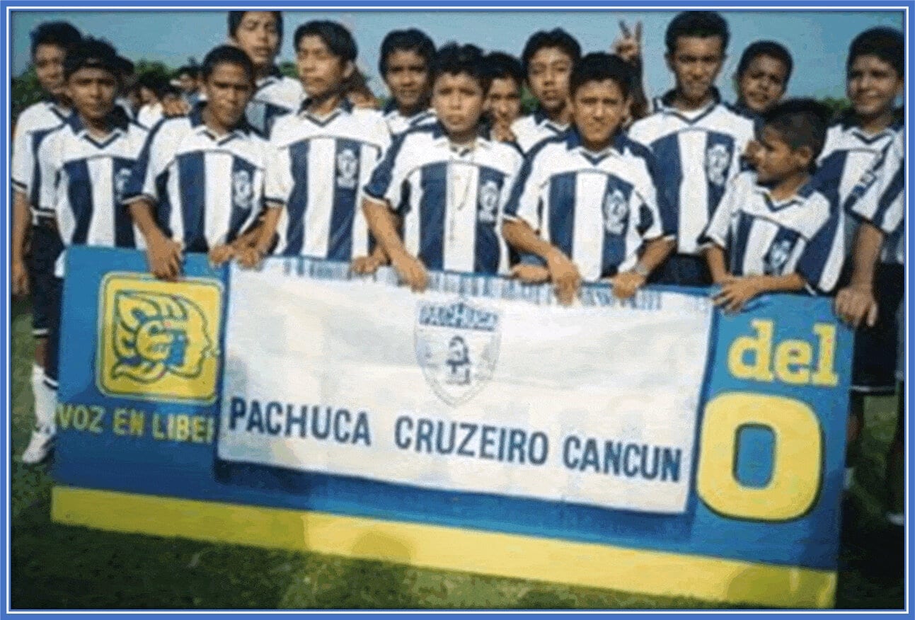 Hector also attended a football academy in Pachuca to further his education.