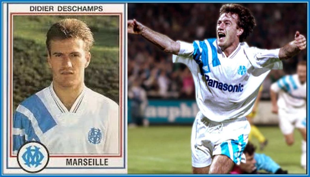 The Water-Carrier in his Olympique de Marseille Days.