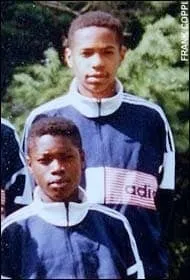 This is young Thierry Henry in his childhood days.