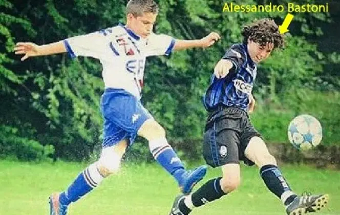Alessandro Bastoni pictured in his Early Years with Atalanta B.C.