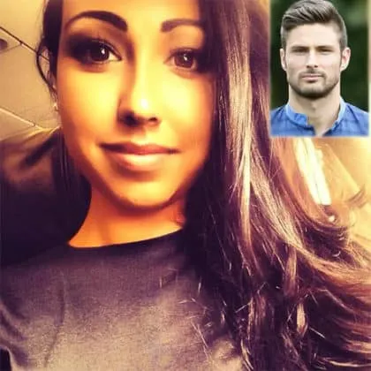 February 2014: Olivier Giroud faced public scrutiny with The Sun revealing photos suggesting an affair with model Celia Kay, a revelation he later confirmed.