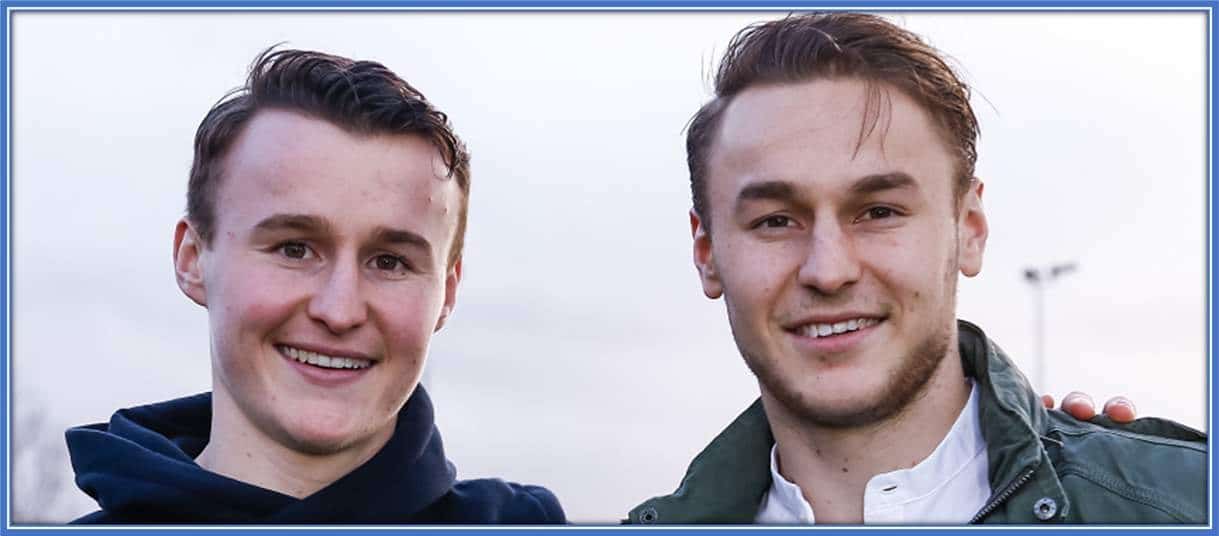 Let's introduce you to the look-alike sons of Remco Koopmeiners.