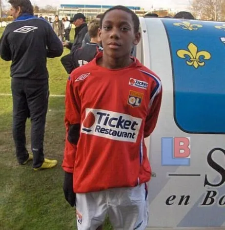 Young Anthony Martial in his Early Years as a Footballer.