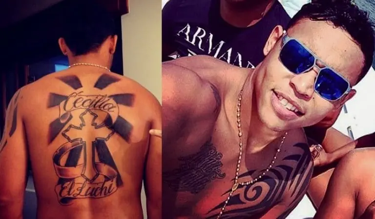 Overview of Luis Muriel tattoos.