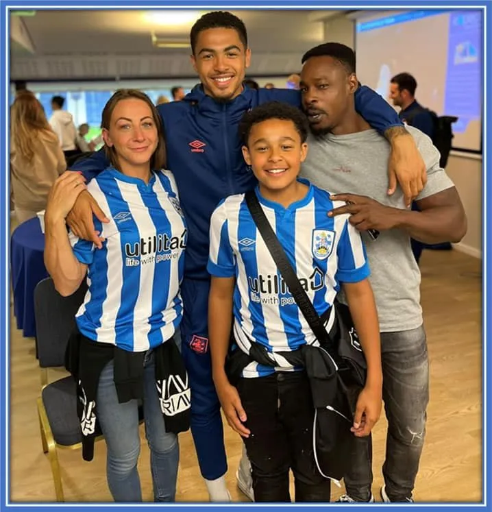 Welcome to the Heart of the Colwill Family: Introducing Levi - Levi Samuels, his beloved Dad, his beautiful Mum, and his good-looking Brother, Jayvon.