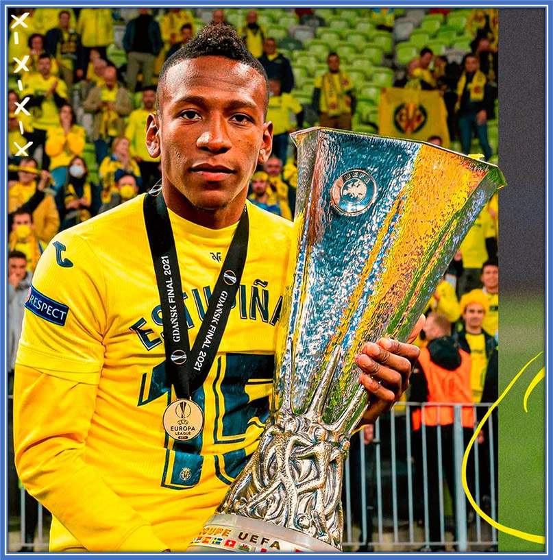 Not many football fans know that Pervis Estupiñán was among those who won the 2020–21 UEFA Europa League final with Villareal.
