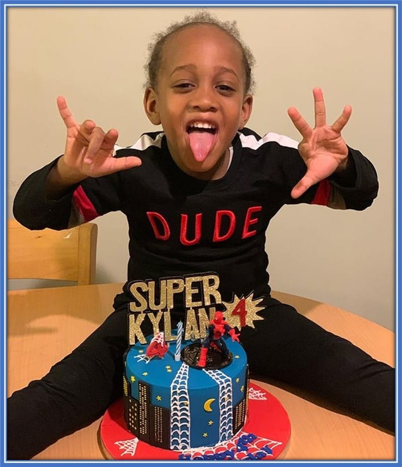 On this day, the 3rd of March 2020, Kylian Hoilett celebrated his 4th birthday.