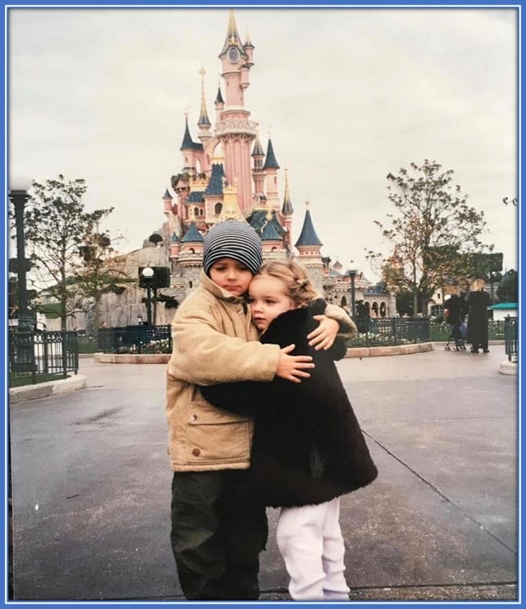 Timothy Castagne and his sister (Noemie) have many memories together.