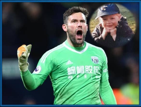 Little Aaron idolized Ben Foster as a child.