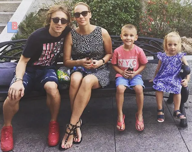 Meet the members of Luka Modric's family.