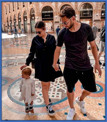 With his wife and Daughter, Hakan feels quite accomplished.