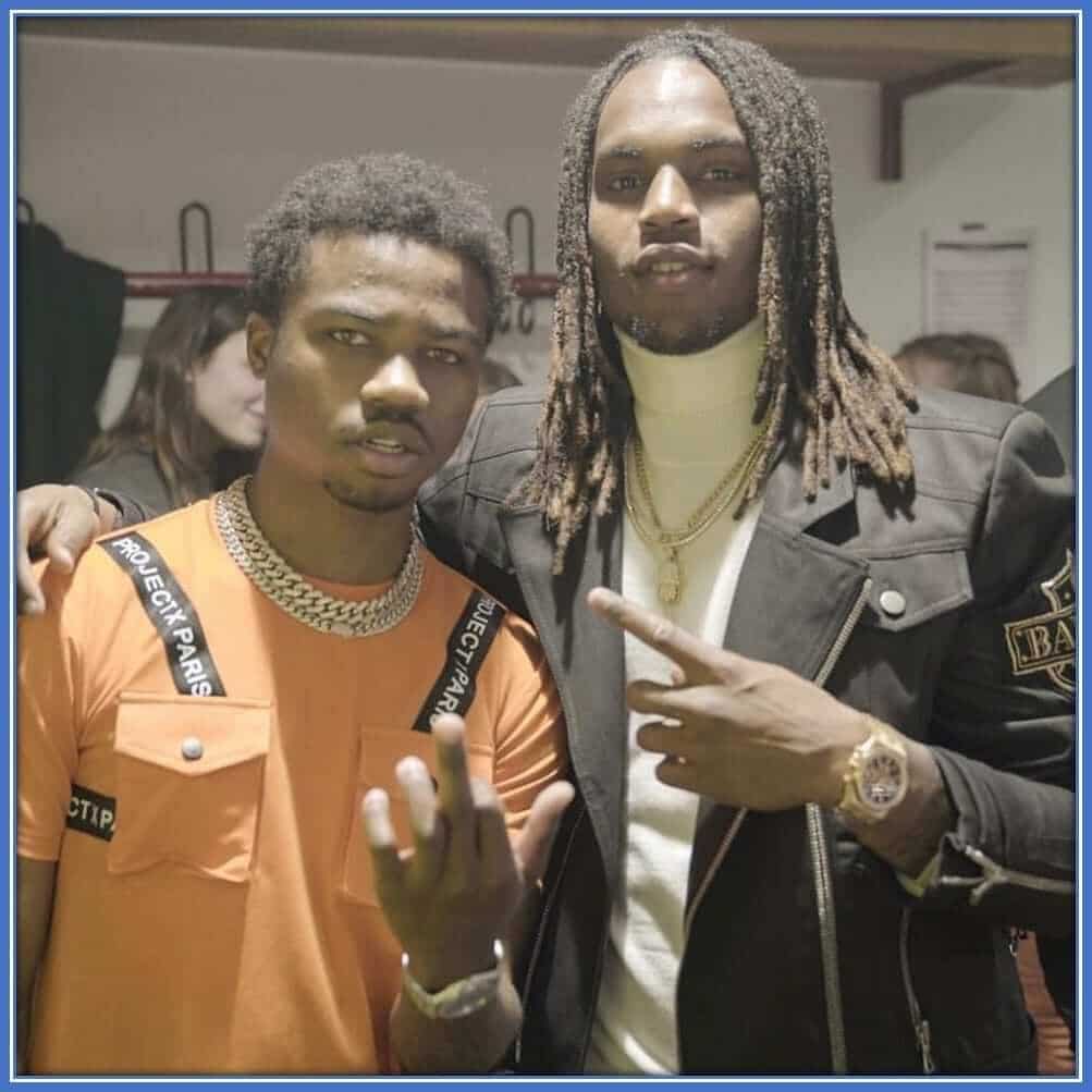Sanches has been friends with Roddy Ricch, for a while now.