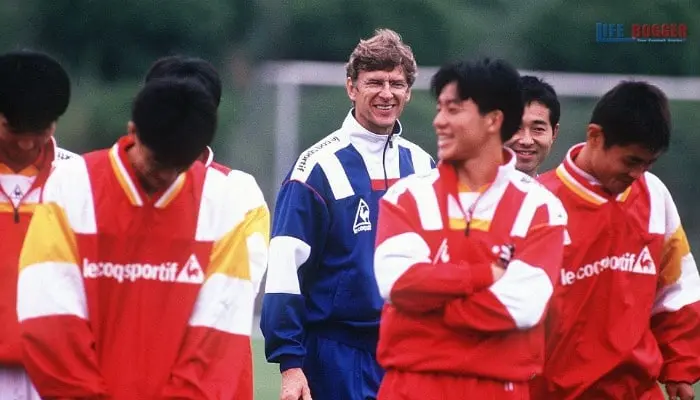 Not many football fans know that Wenger managed a Japanese club (Nagoya Grampus Eight) before joining Arsenal.