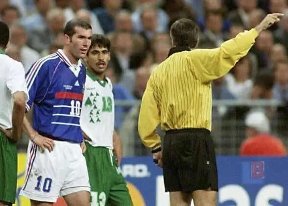 Zinedine Zidane Facts - Red Card History.