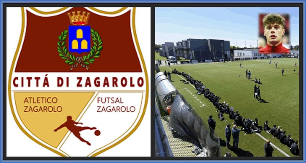 The sportsman's father enrolled him in the ASD Atletico Zagarolo - Juventus Academy in Italy.