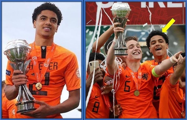 Ki-Jana Hoever's early national success. The 2019 UEFA European Under-17 Championship.