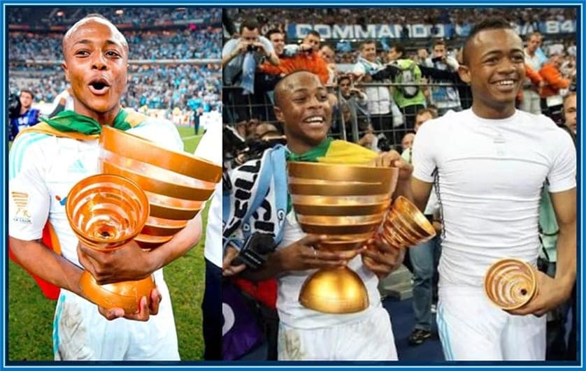 Behold the Ayew brothers in their glory days with Marseille.