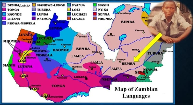 This map explains Patson Daka's Ethnicity.