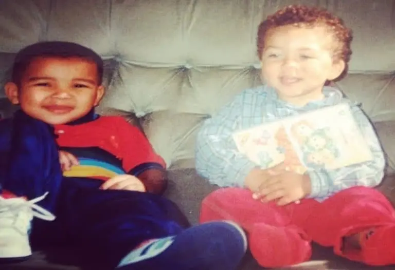 Mason Holgate childhood photo- Here, the future English star is pictured alongside his Childhood best friend.