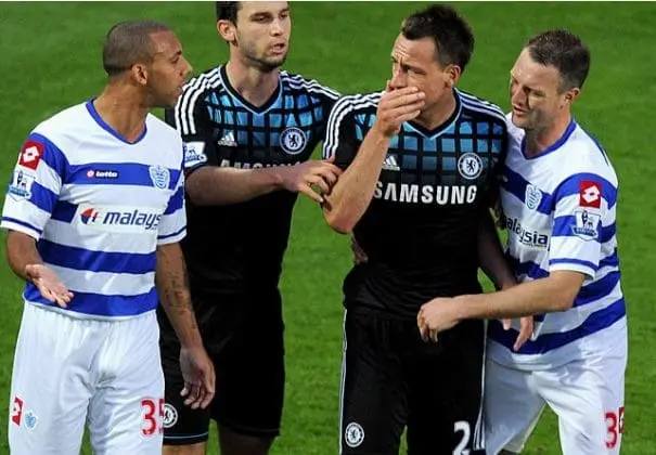 The John Terry-Anton Ferdinand Controversy: A Dark Moment in Football Highlighted by Allegations of Racial Abuse in 2011.
