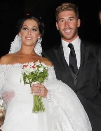 The wedding between Sergio Ramos and Pilar Rubio.