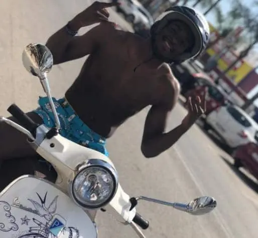 The striker loves to spend his monies buying small bikes- IG