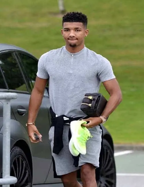 This is Mason Holgate's car- The good-looking footballer loves dressing to match his car.