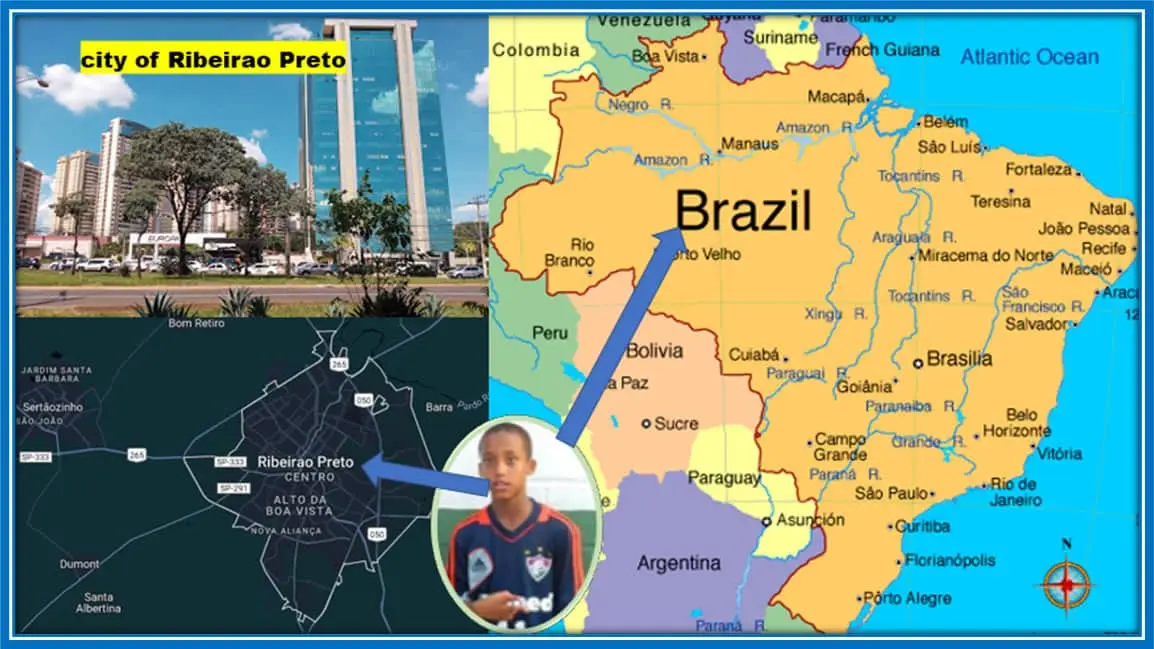 This map provides insight into the origins of Joao Pedro, aiding in a better understanding of his background. Photo Credit: Google.