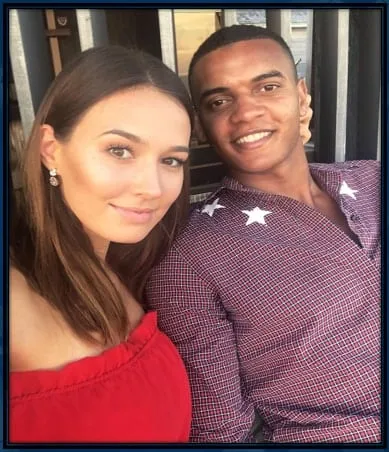 Manuel Akanji, like most guys, had to apply patience to win the heart of someone he loved. She is Melanie, his future wife.