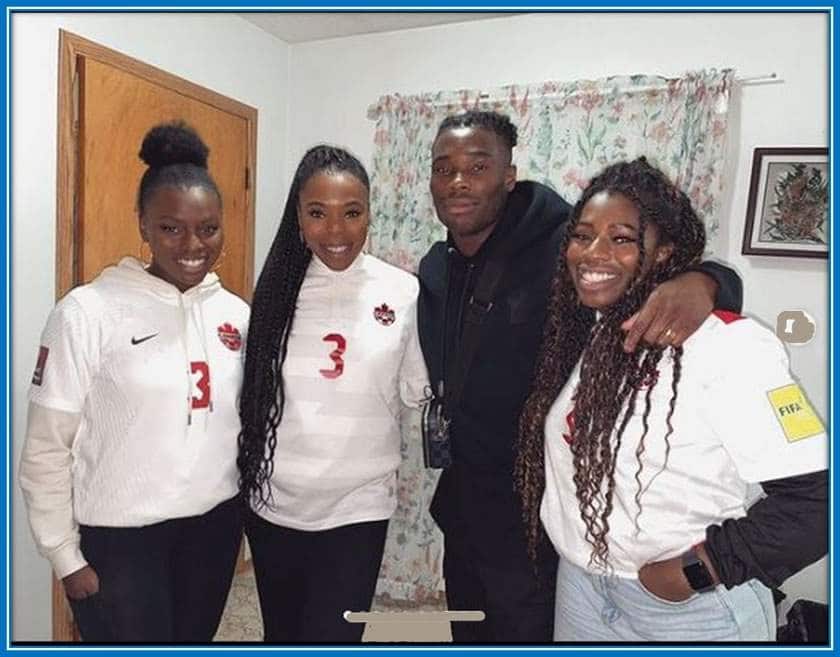 Here are Sam Adekugbe's Sisters. And they are all Athletes too.