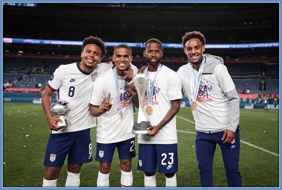 What a grand way to celebrate their CONCACAF triumph in 2021.
